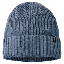 Jack Wolfskin Knitted Hat (Beanie) Woods Cap with Thermofleece Lining frost blue Men